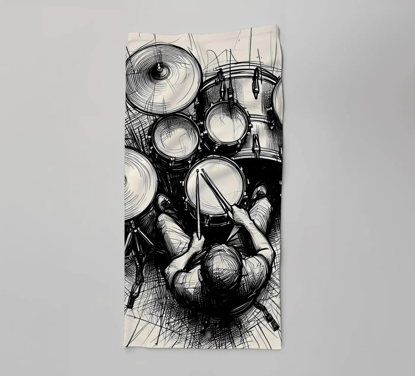 drum towel by mitaco