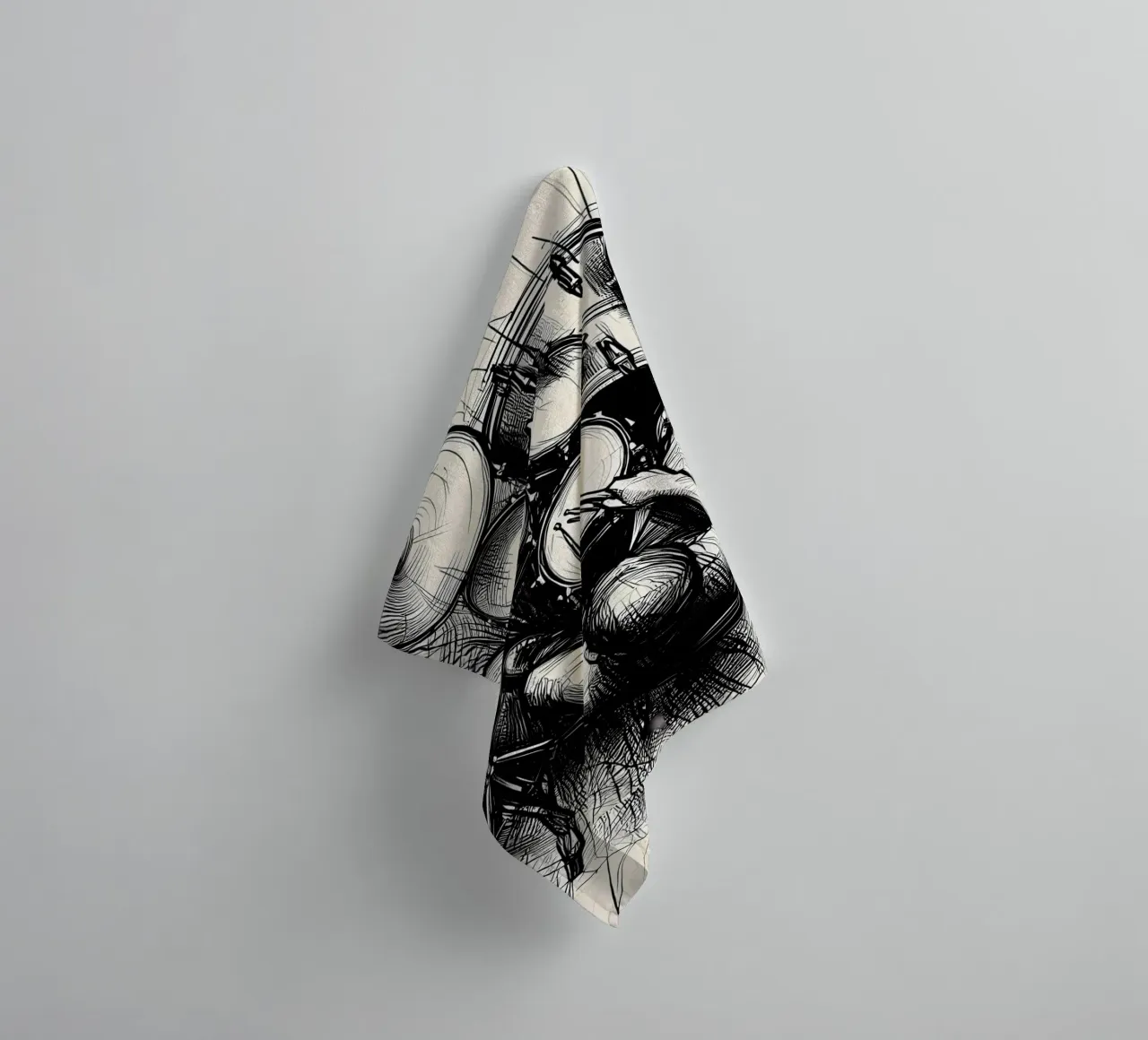 drum towel by mitaco