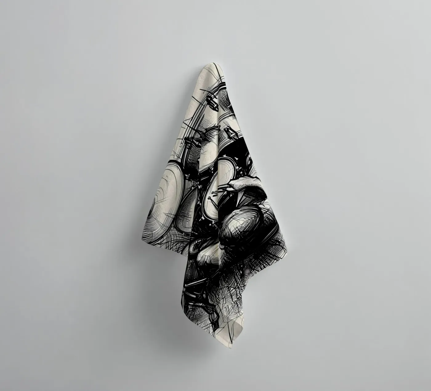 drum towel by mitaco