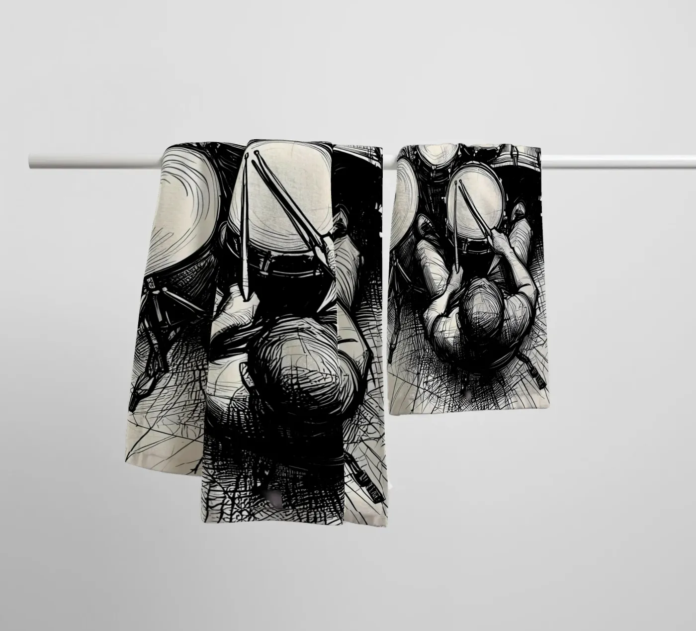 drum towel by mitaco