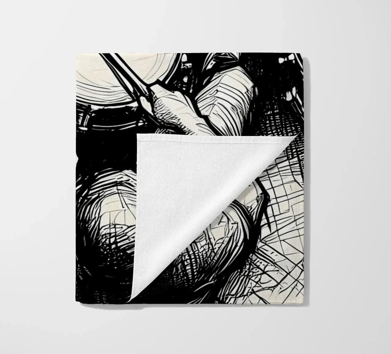 drum beach towel by mitaco