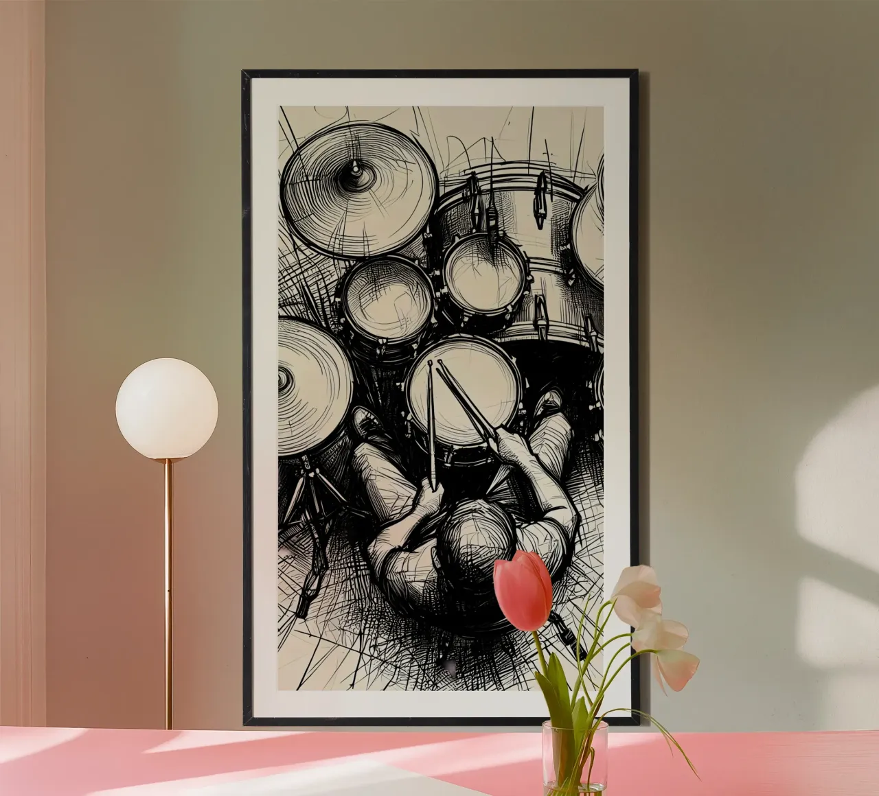 drum poster by mitaco