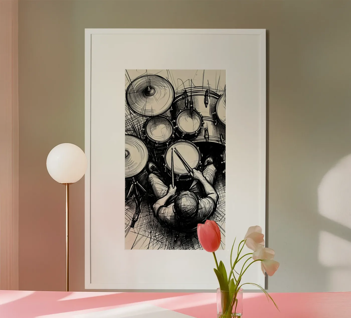 drum poster de mitaco