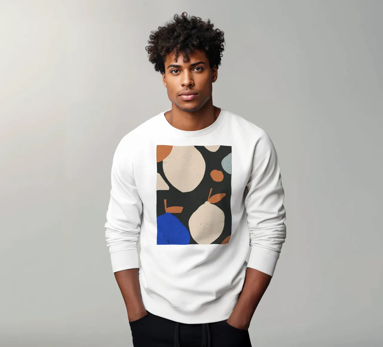 Limoni astratti minimalisti 3 felpa da LeaDArt