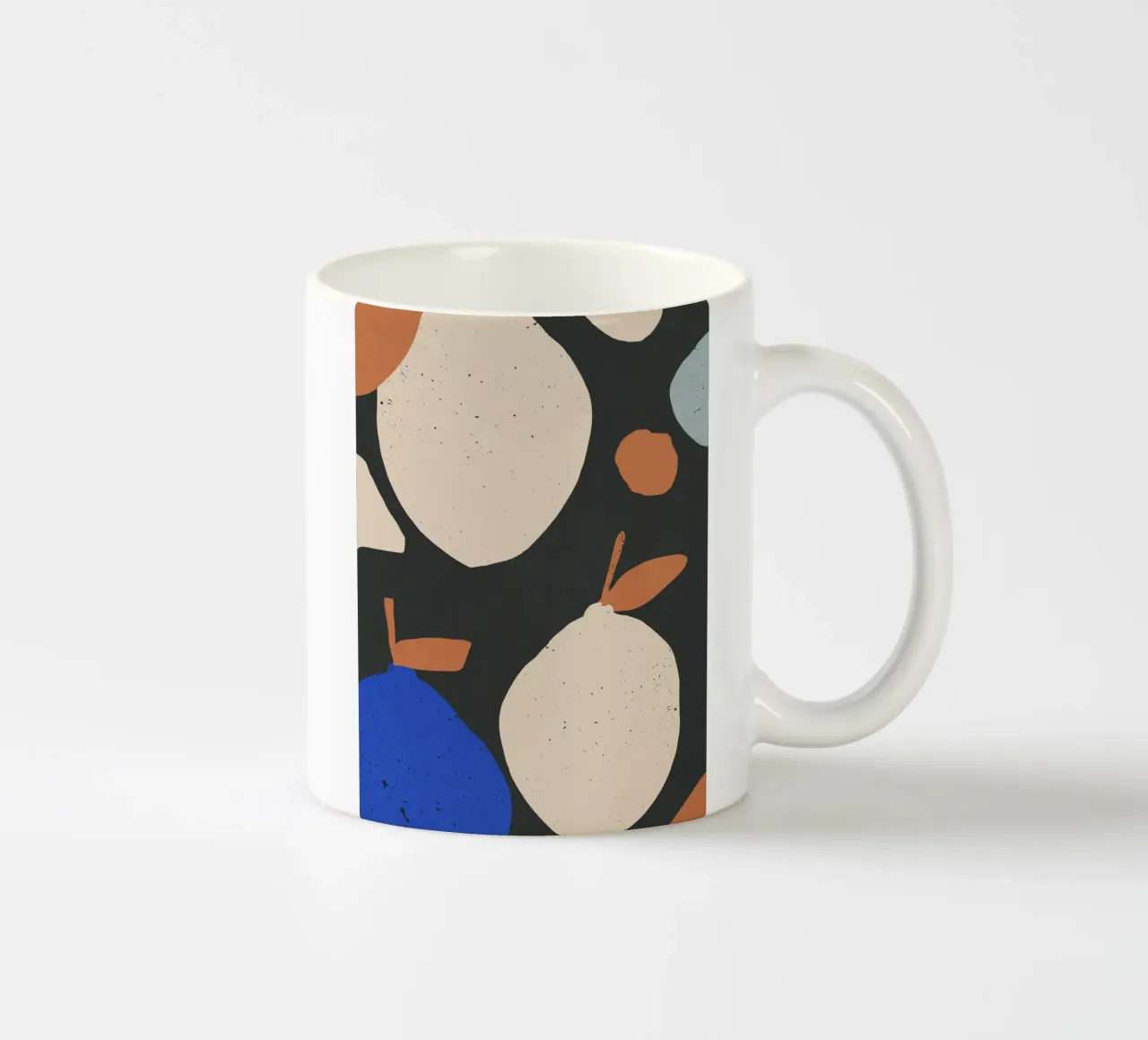 Limoni astratti minimalisti 3 tazza in ceramica da LeaDArt