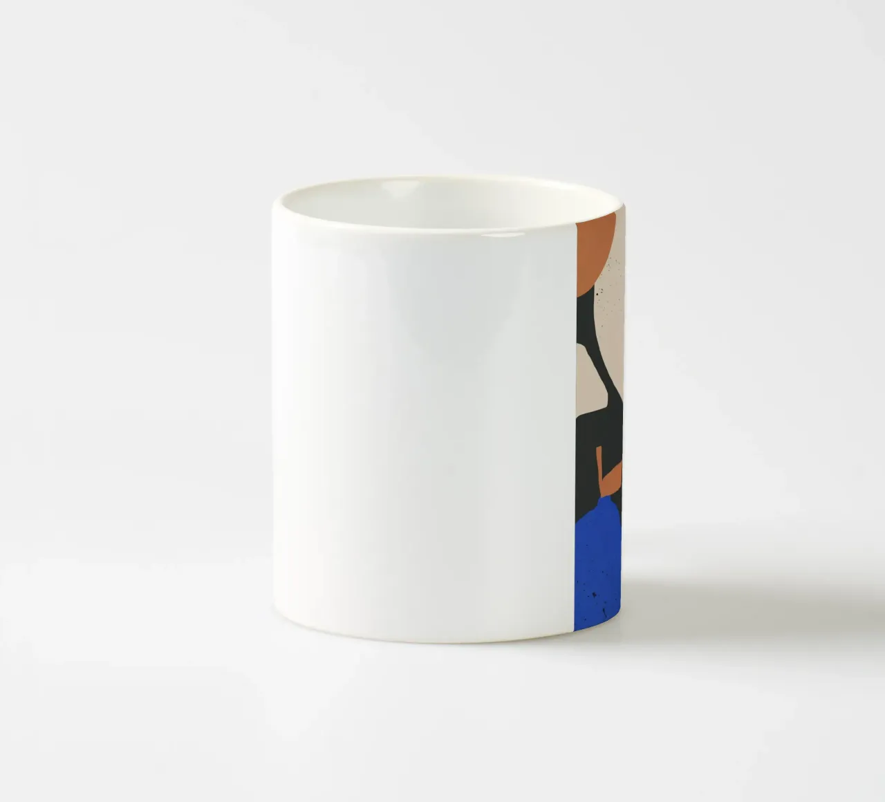 Limoni astratti minimalisti 3 tazza in ceramica da LeaDArt
