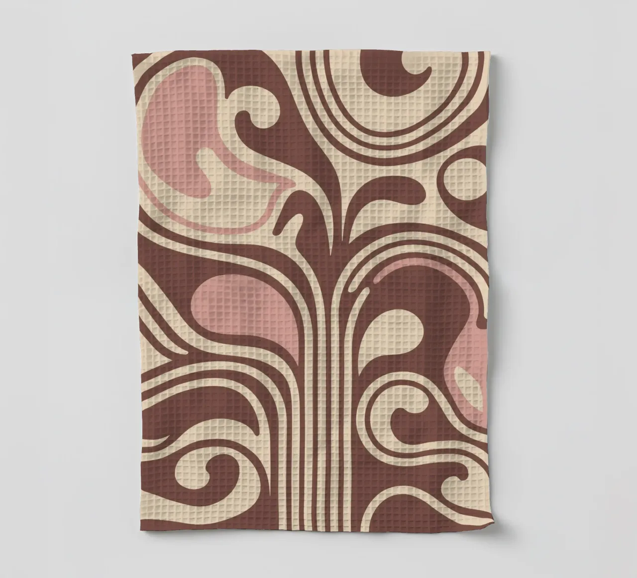 Boho Flow – Abstract Earthy Pastel Design canovaccio da cucina da Soleil Basque
