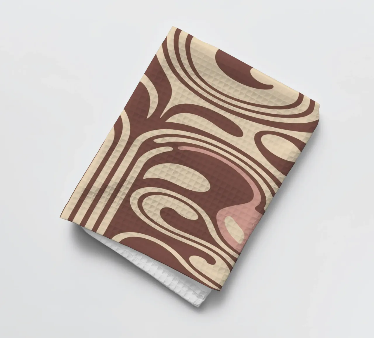 Boho Flow – Abstract Earthy Pastel Design canovaccio da cucina da Soleil Basque