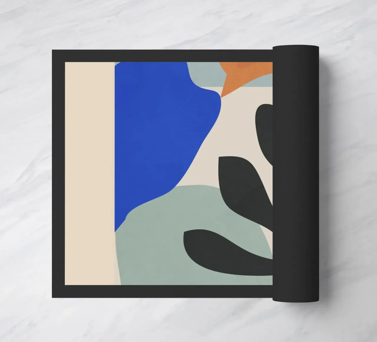 Abstract Art 19 doormat by LeaDArt