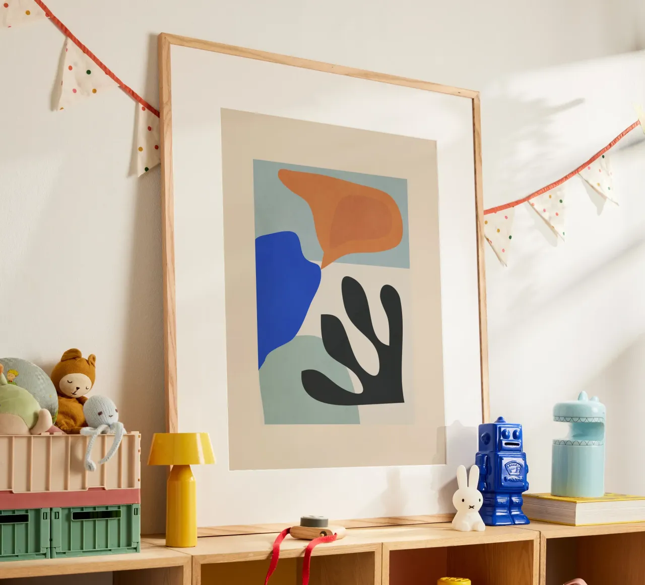 Abstract Art 19 poster with aluminum frame by LeaDArt