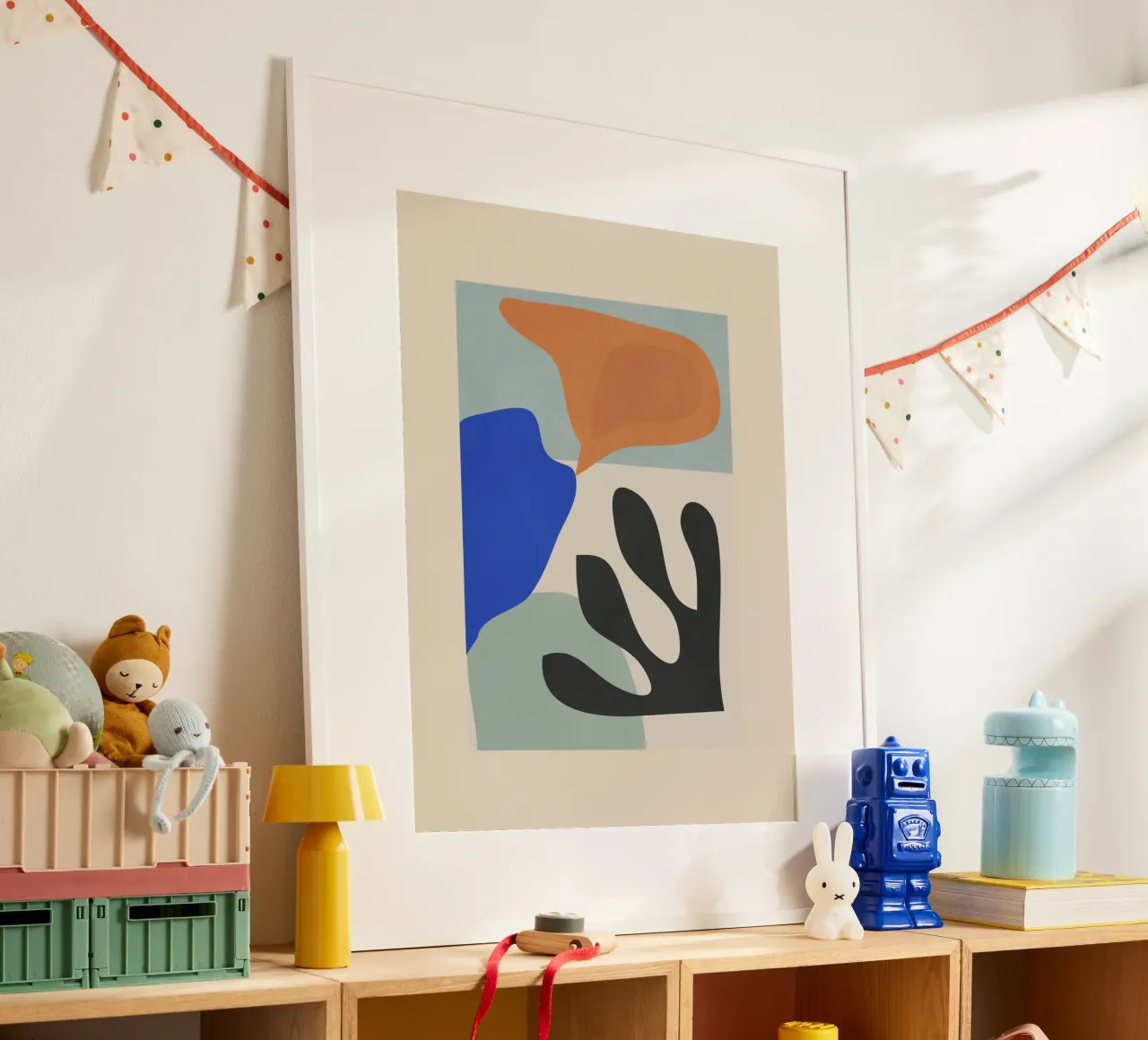 Abstract Art 19 poster with aluminum frame by LeaDArt