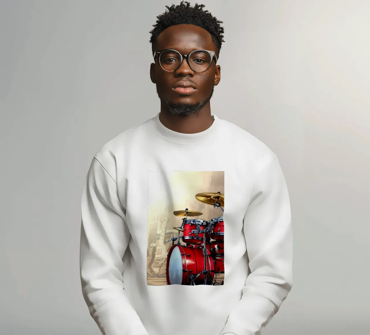 drum sweatshirt by mitaco