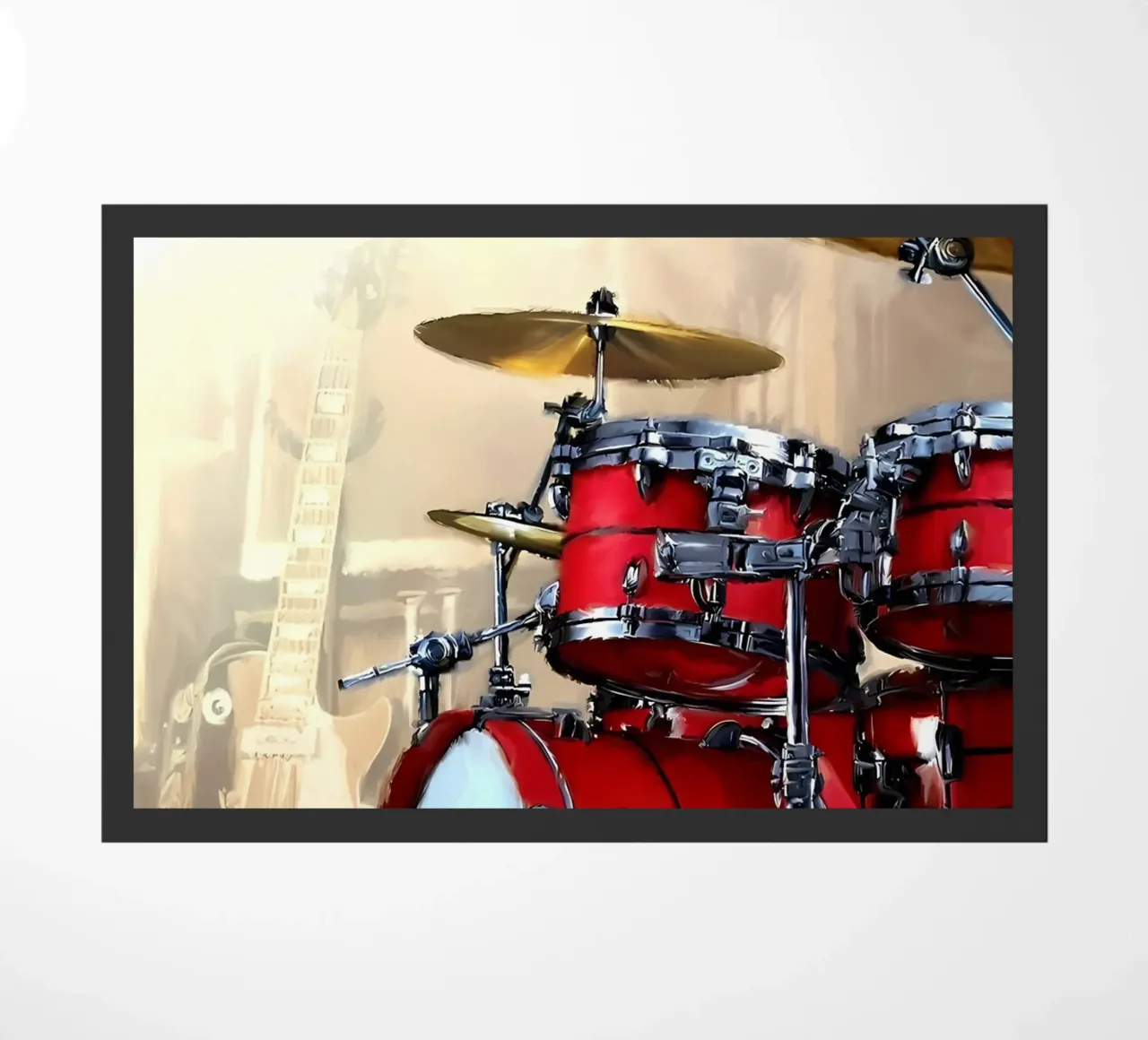 drum doormat by mitaco