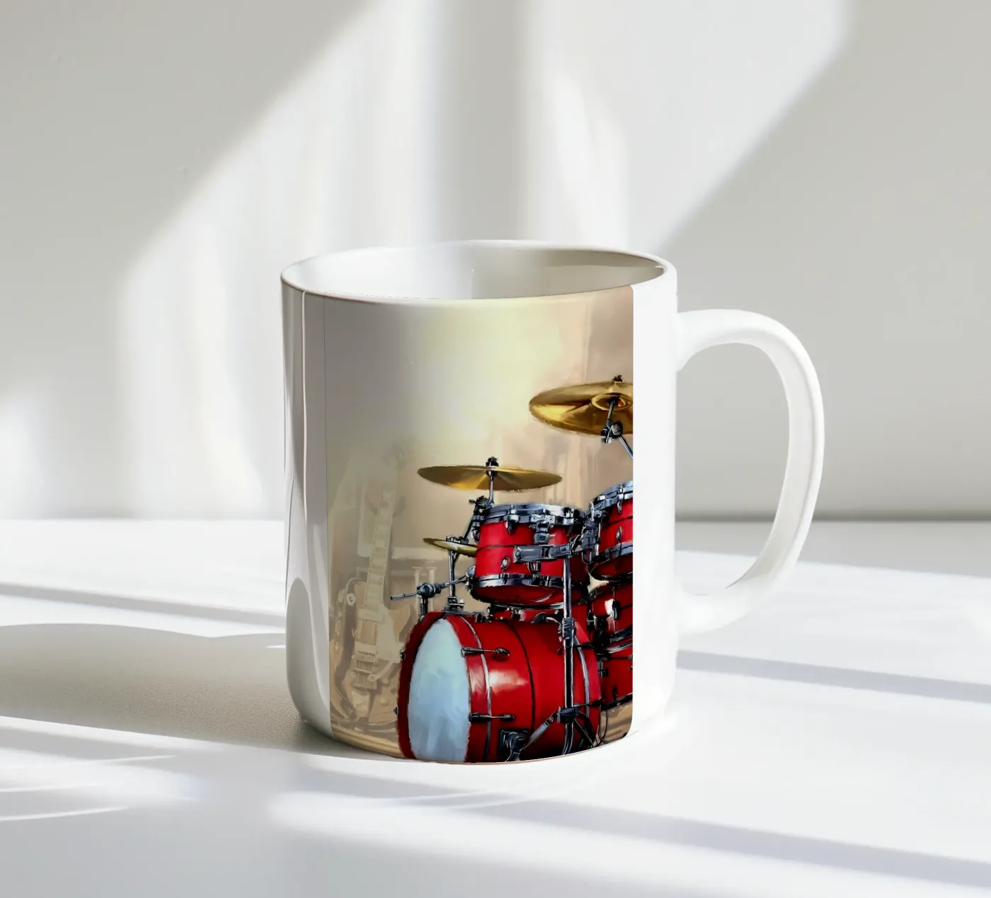 drum ceramic mug by mitaco