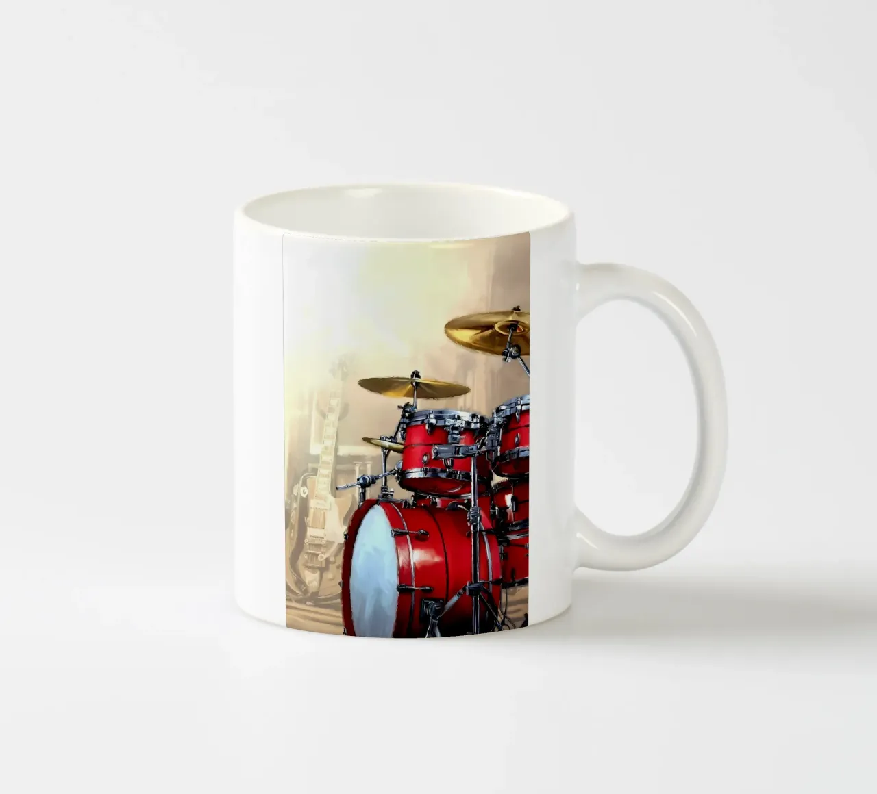 tamburo tazza in ceramica da mitaco