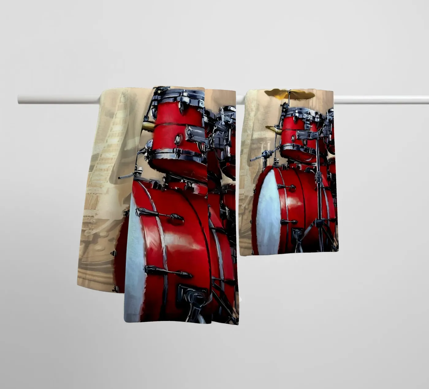 drum towel by mitaco