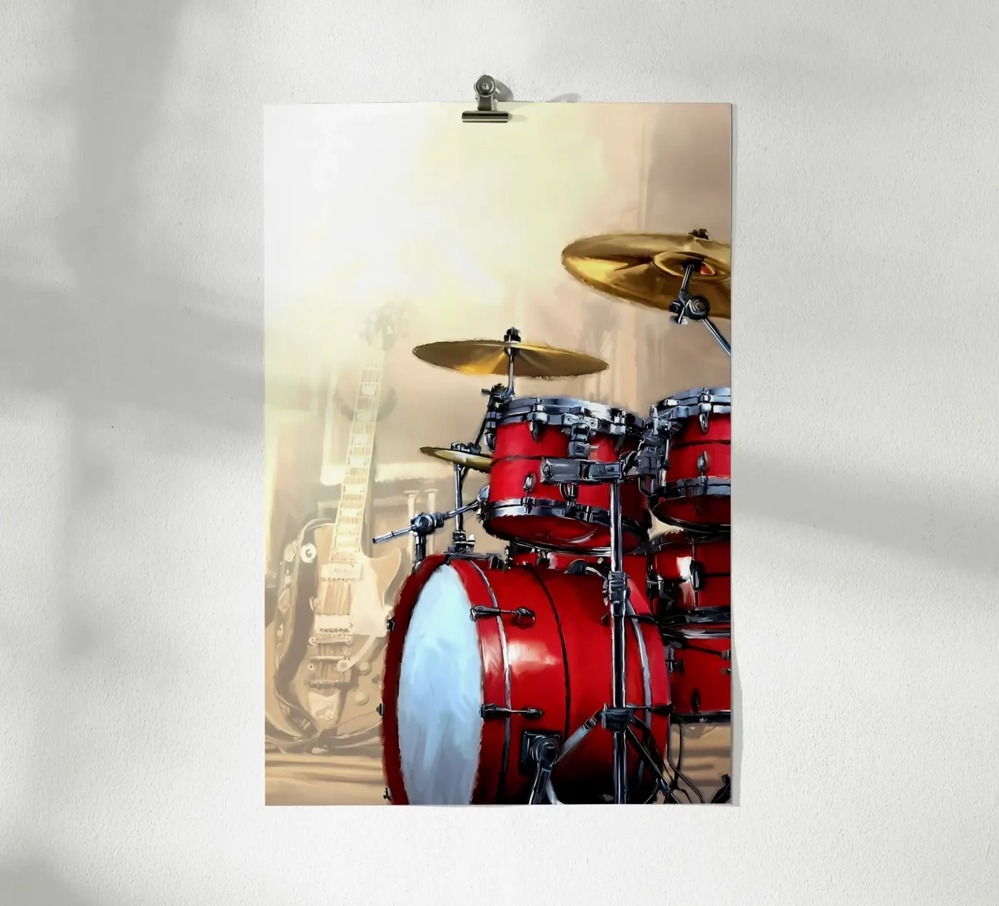 drum poster by mitaco