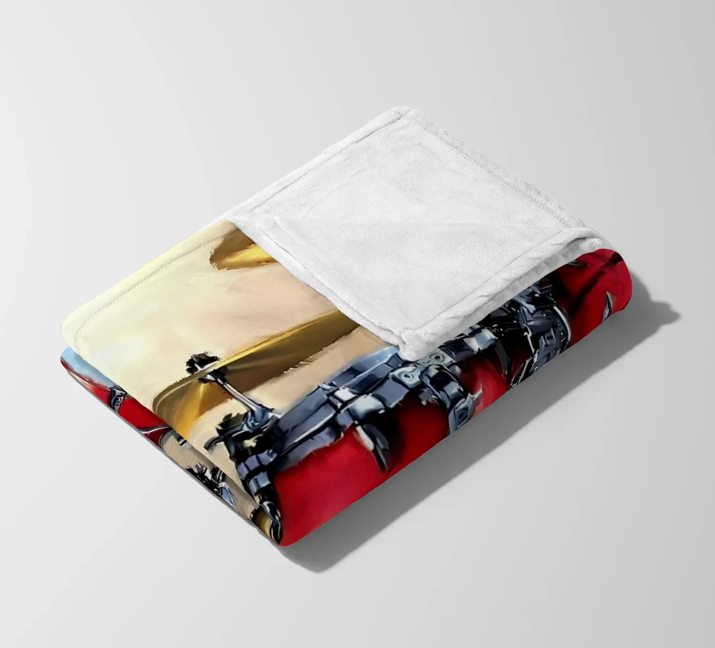 Trommel Fleecedecke von mitaco