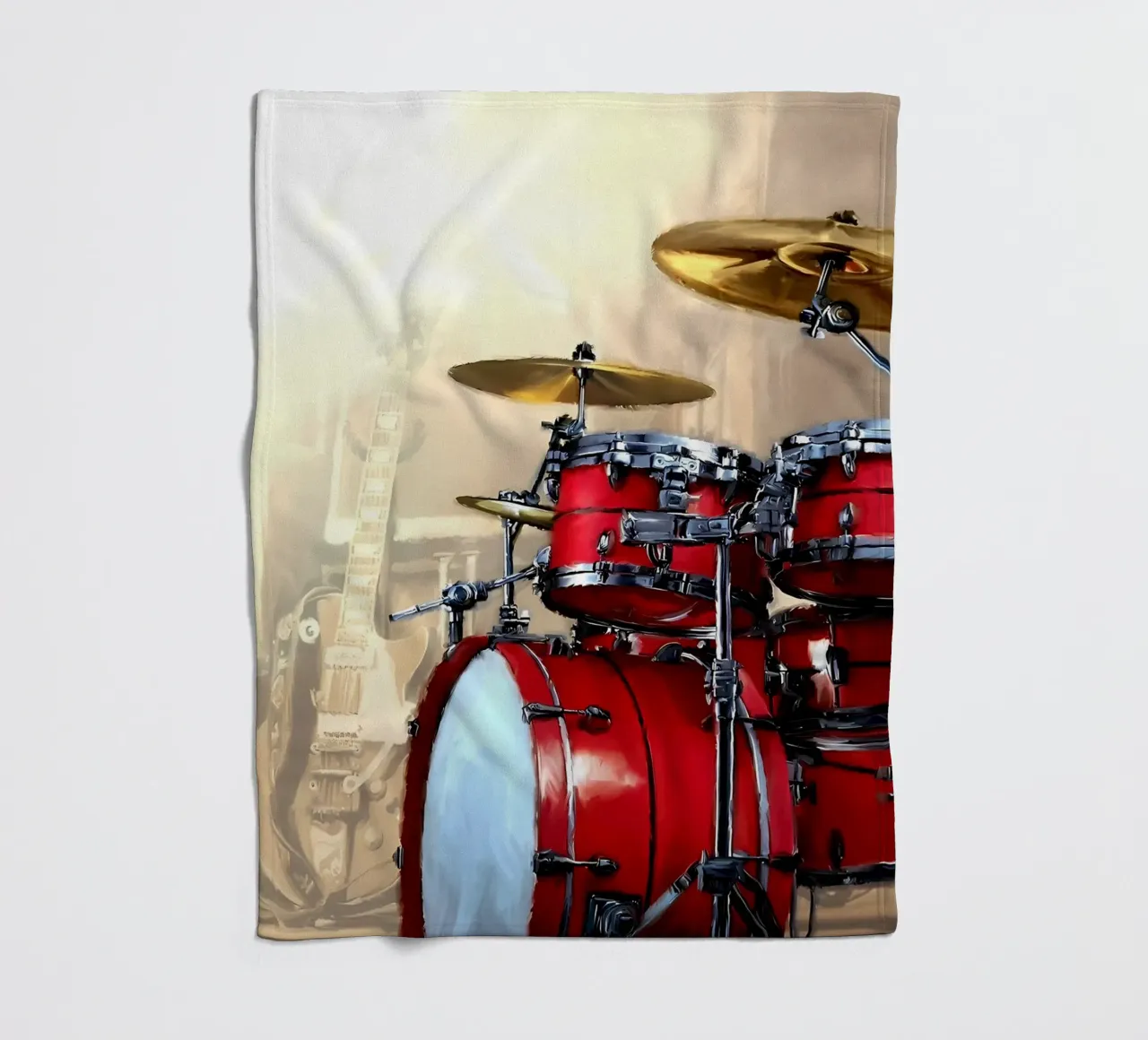 drum Fleecedecke von mitaco