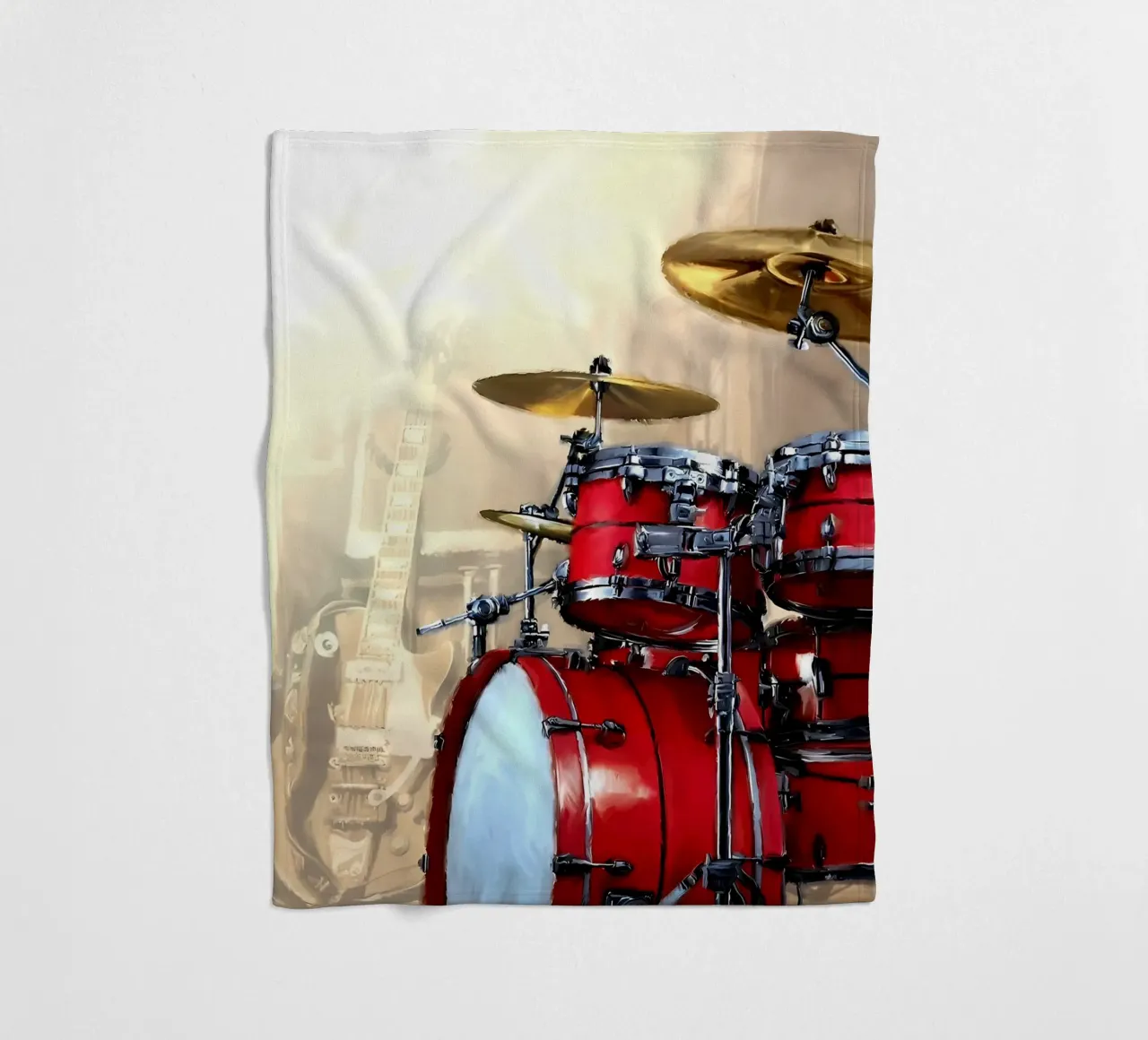 drum Fleecedecke von mitaco