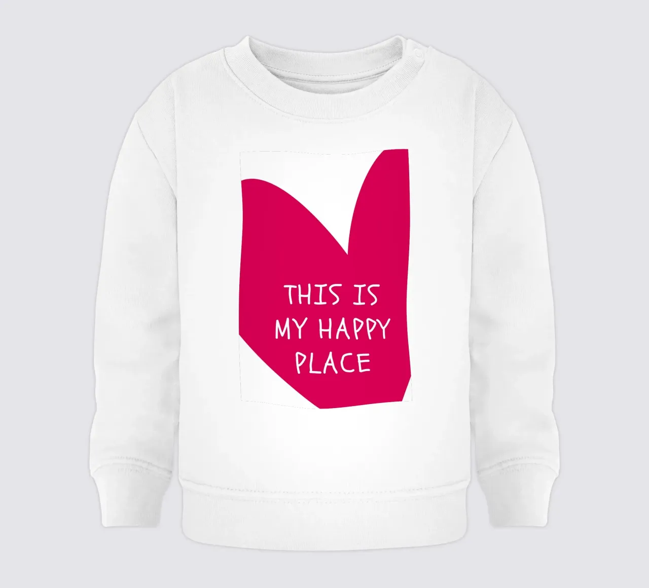 This is my happy place felpa neonato da NORDLICHT DESIGNS