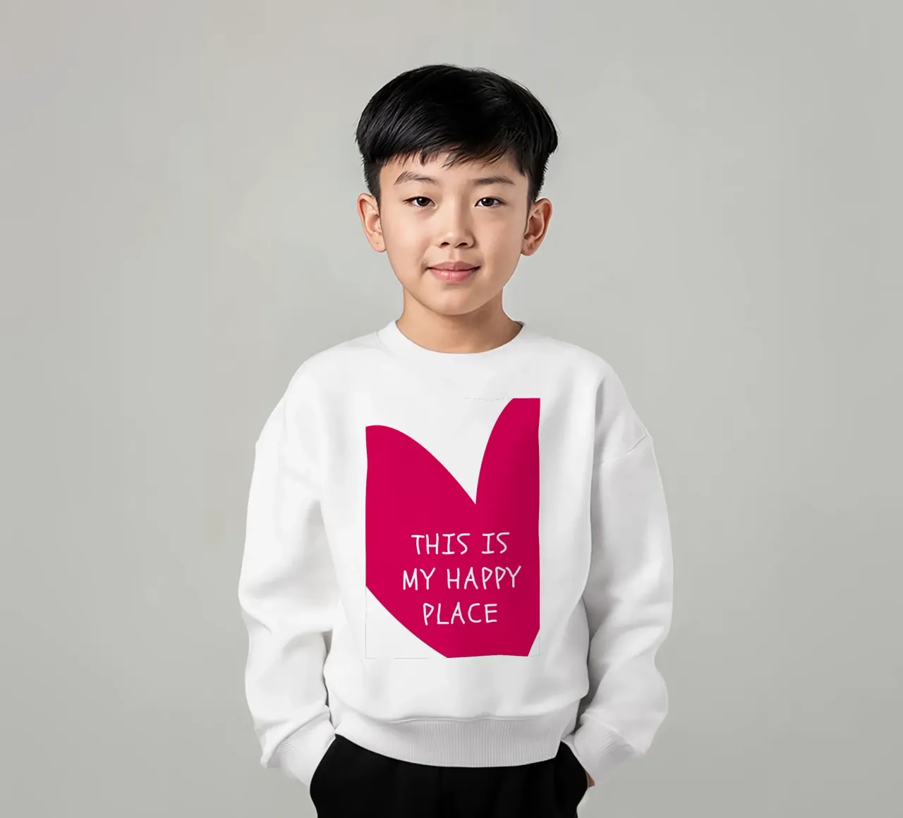 This is my happy place felpa bambino da NORDLICHT DESIGNS