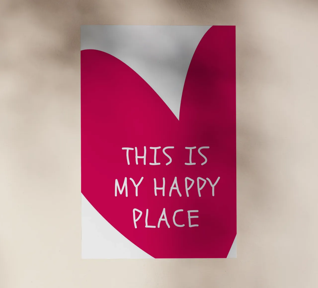 This is my happy place pellicola backlit da NORDLICHT DESIGNS