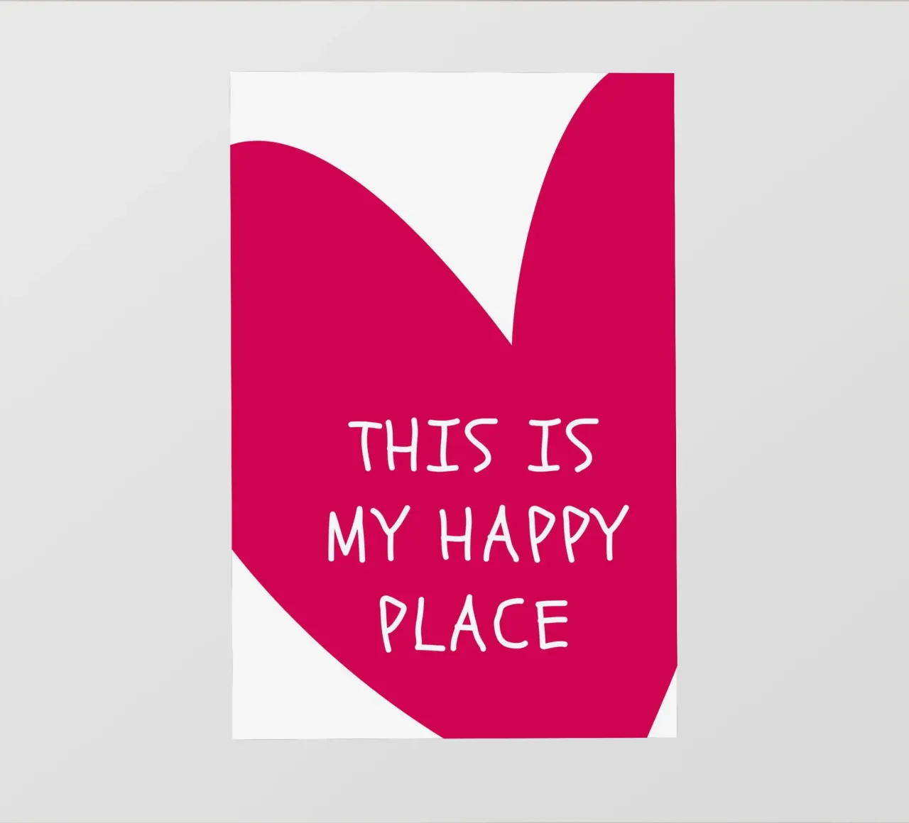 This is my happy place telo in pvc da NORDLICHT DESIGNS