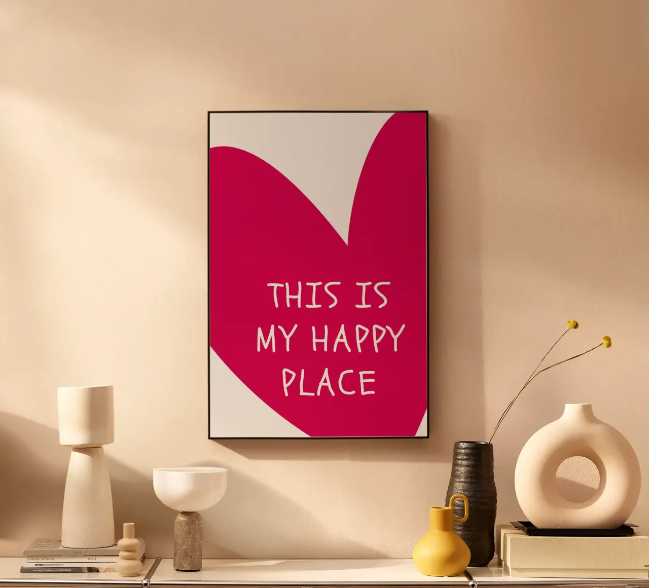 This is my happy place plexiglass da NORDLICHT DESIGNS