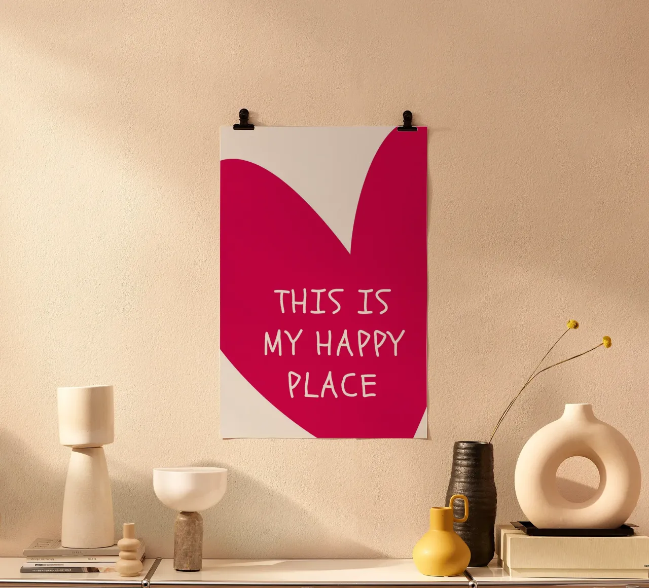 This is my happy place carta hahnemühle da NORDLICHT DESIGNS