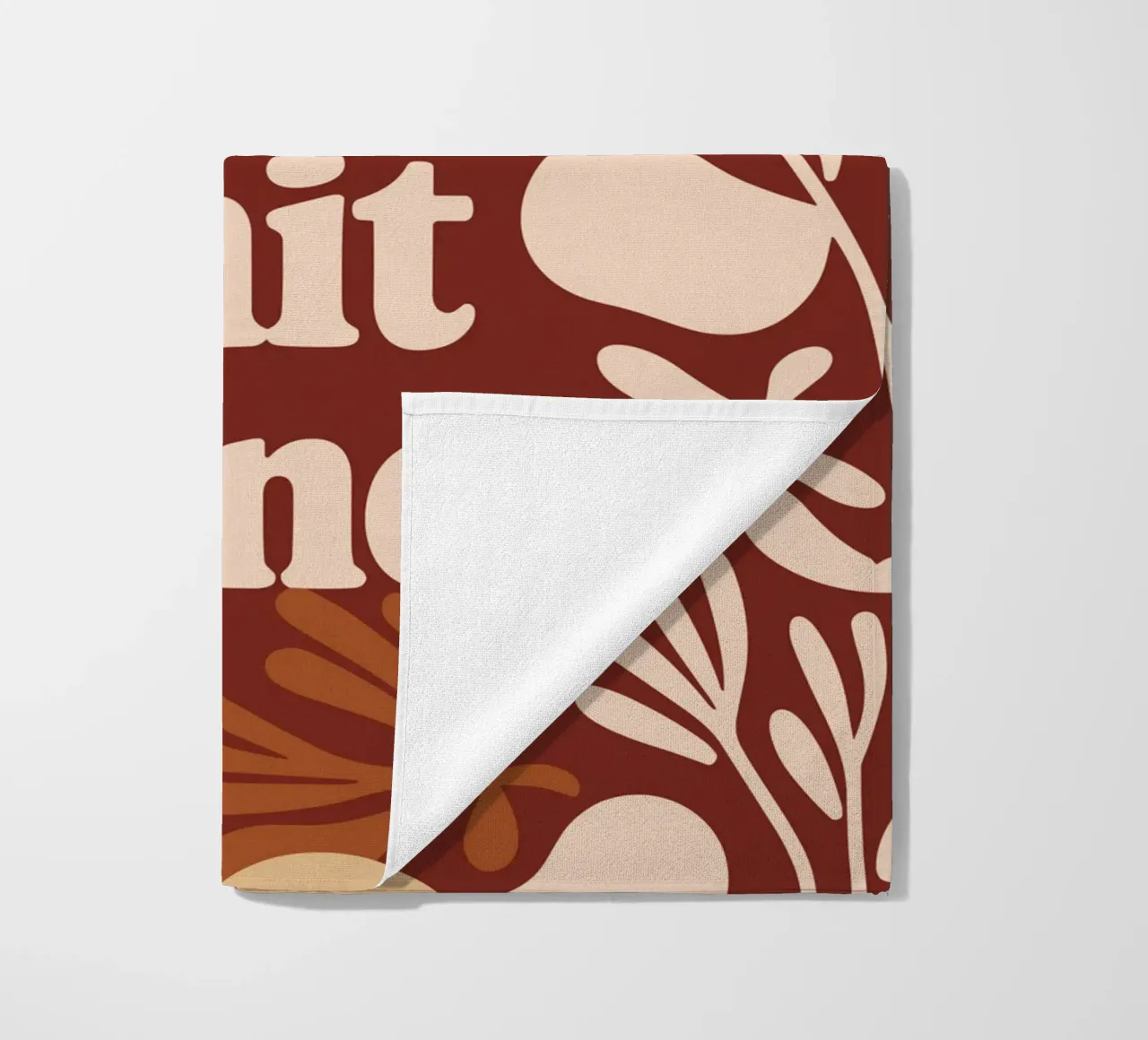 Get Your Shit Done – Bold Boho Motivational telo mare da Soleil Basque