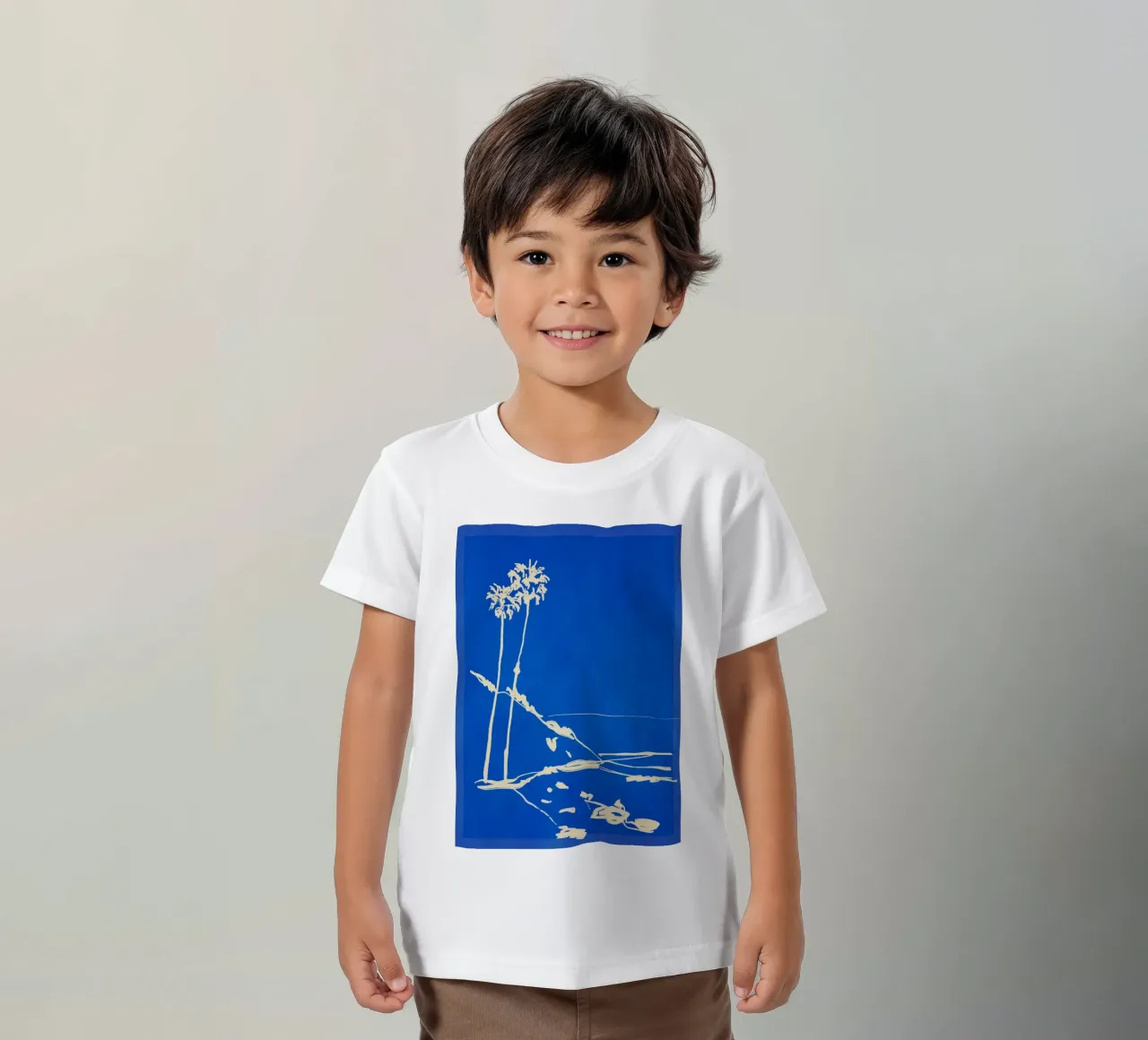Landscape sketch art 8 kids t-shirt by LeaDArt