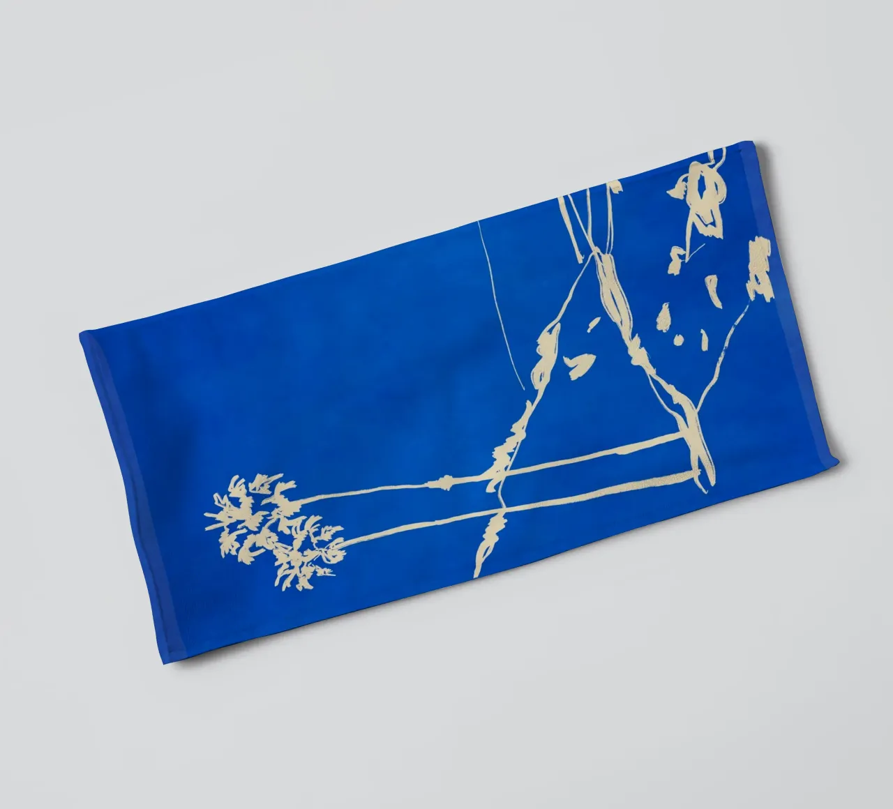 Landschapsschets 8 badhanddoek van LeaDArt