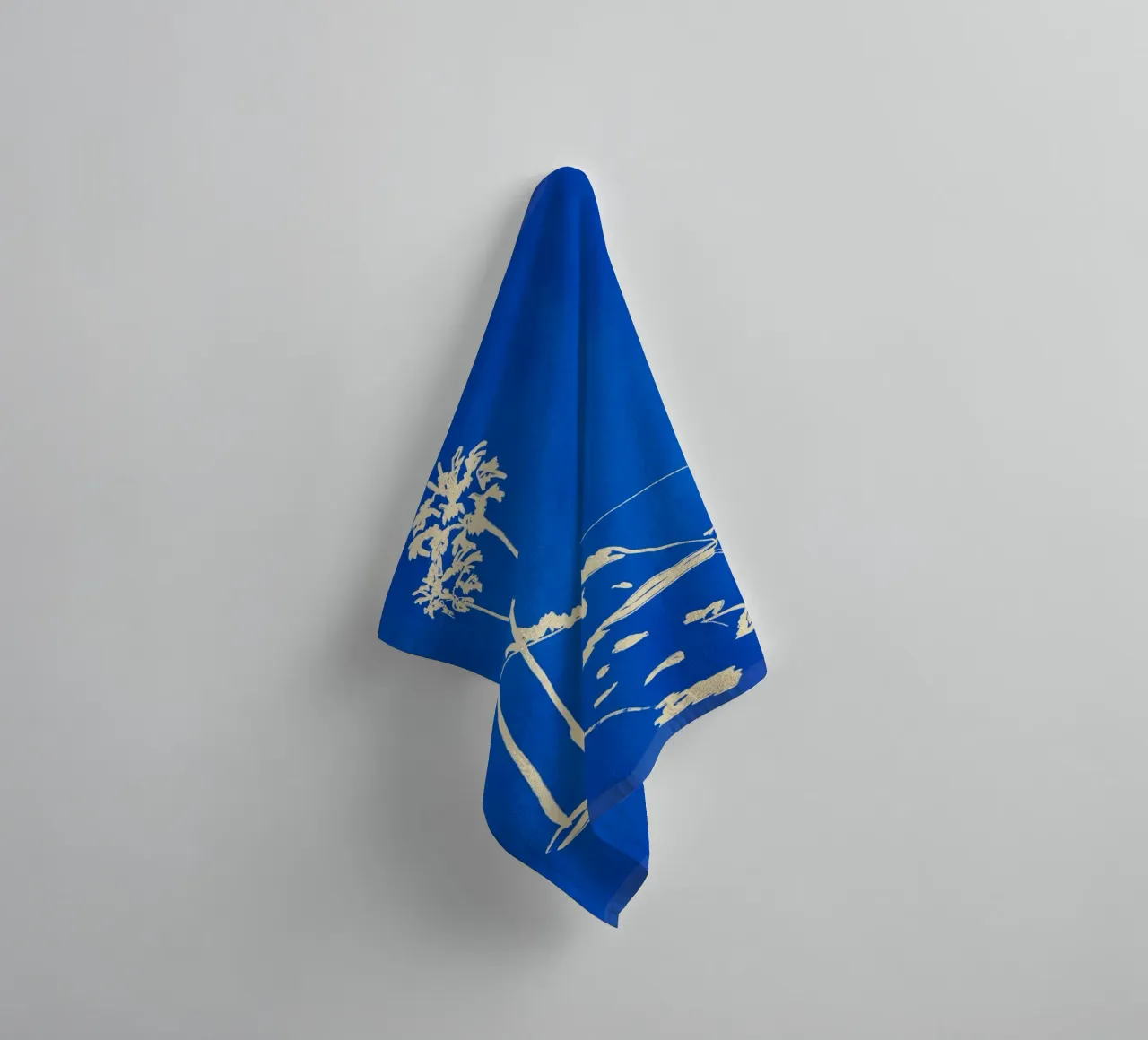 Landschapsschets 8 badhanddoek van LeaDArt