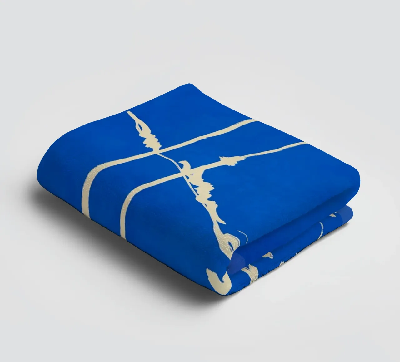 Landschapsschets 8 badhanddoek van LeaDArt