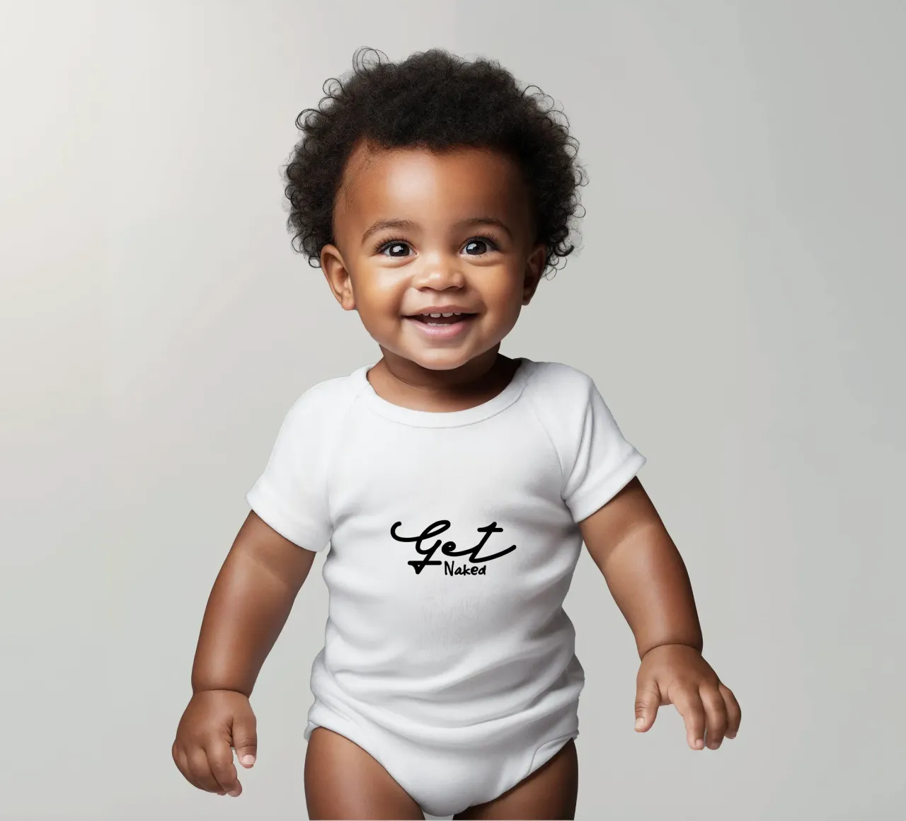 Spogliarsi body neonato maniche corte da YV TYPOGRAPHY