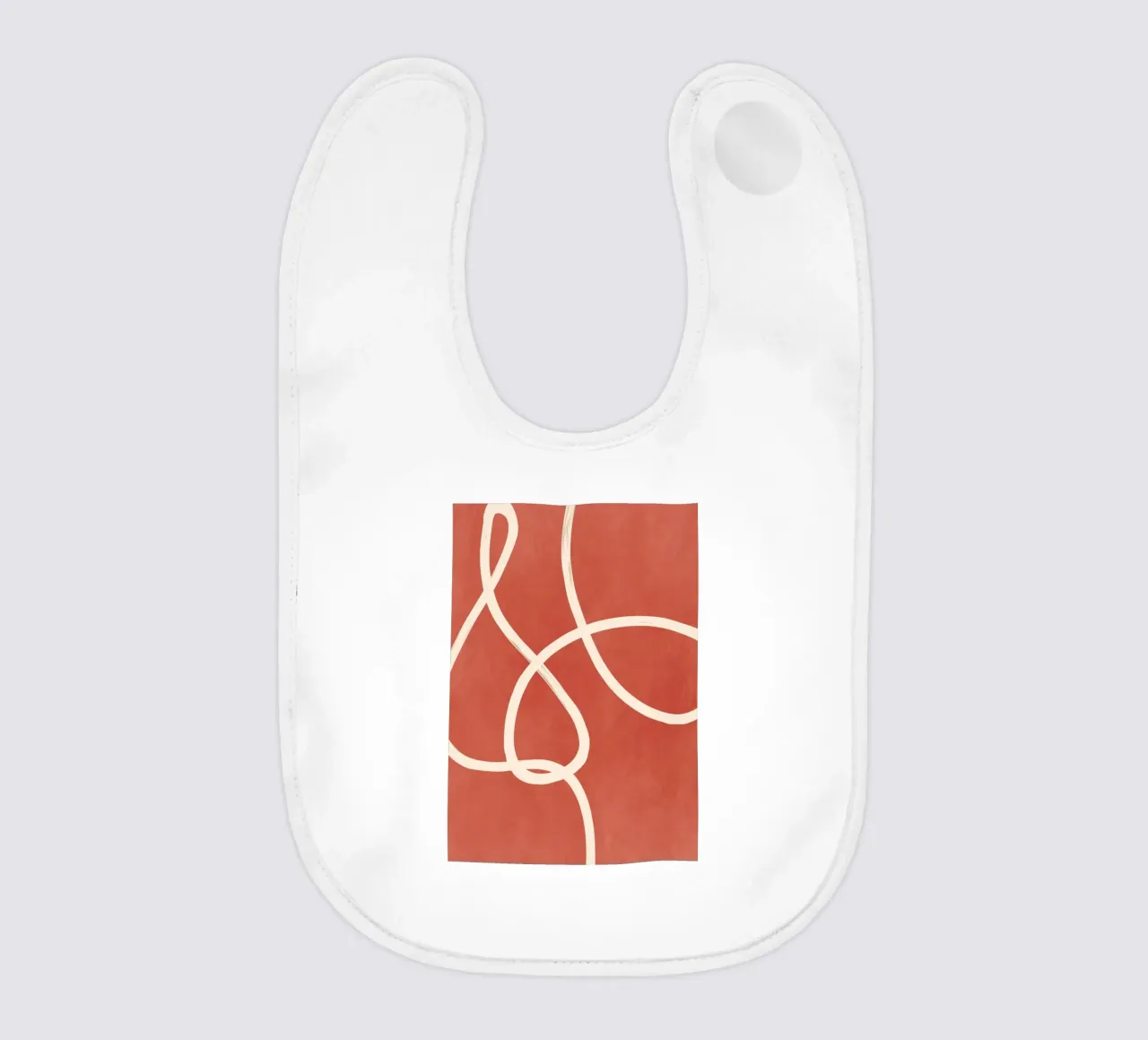 Linea astratta 42 bavaglino da LeaDArt