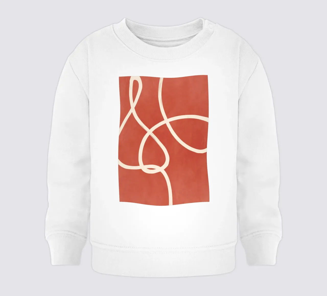 Linea astratta 42 felpa neonato da LeaDArt