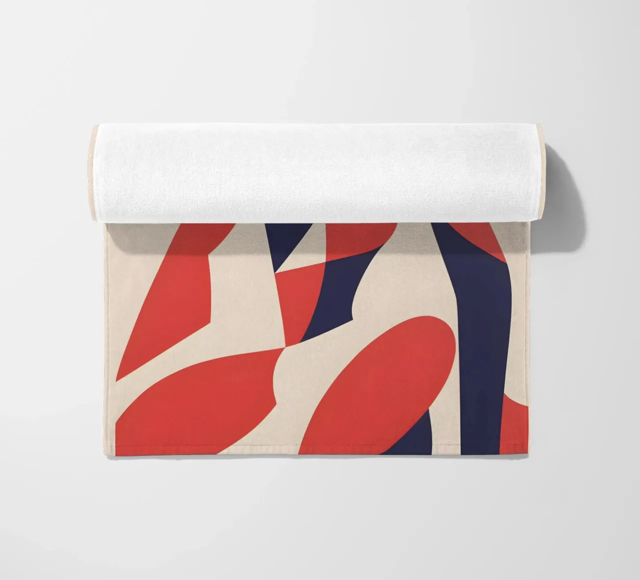 Female nude pose beach towel by Carinaprint
