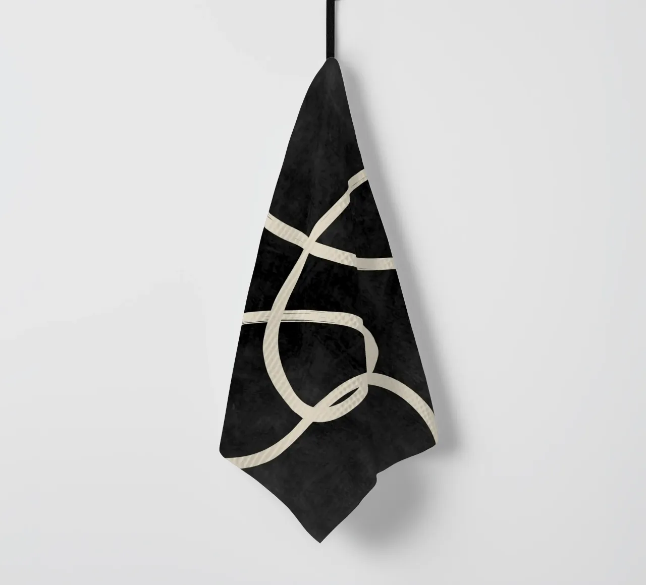 Linea astratta 41 canovaccio da cucina da LeaDArt