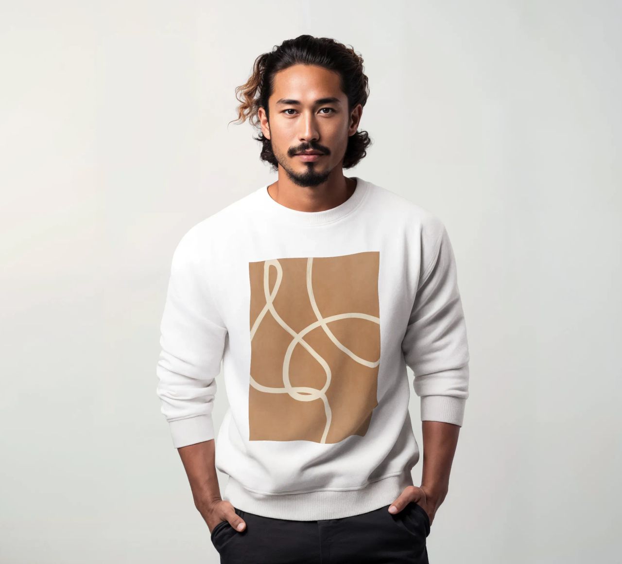 Linea astratta 40 felpa da LeaDArt