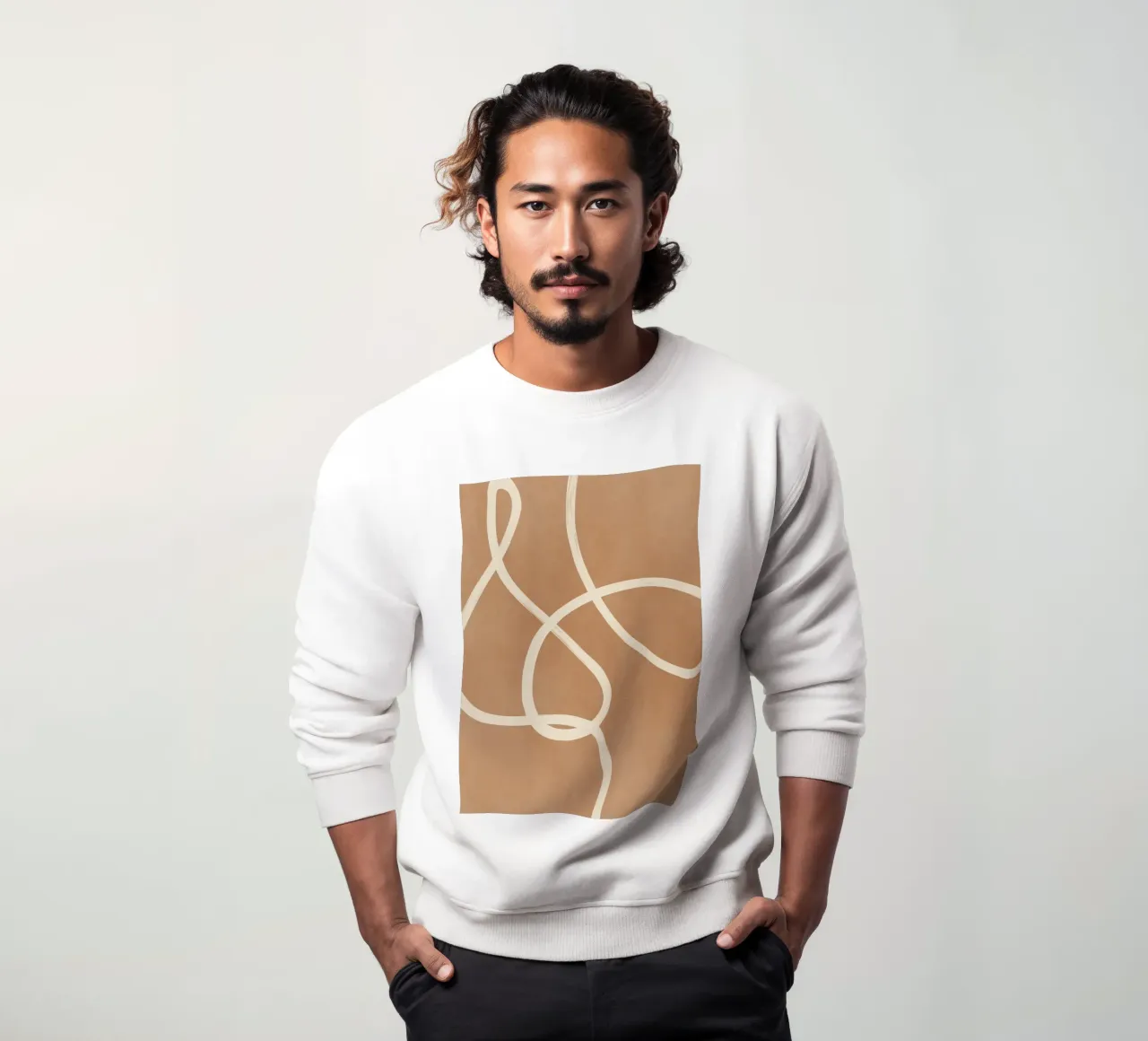 Abstract Line 40 sweatshirt by LeaDArt
