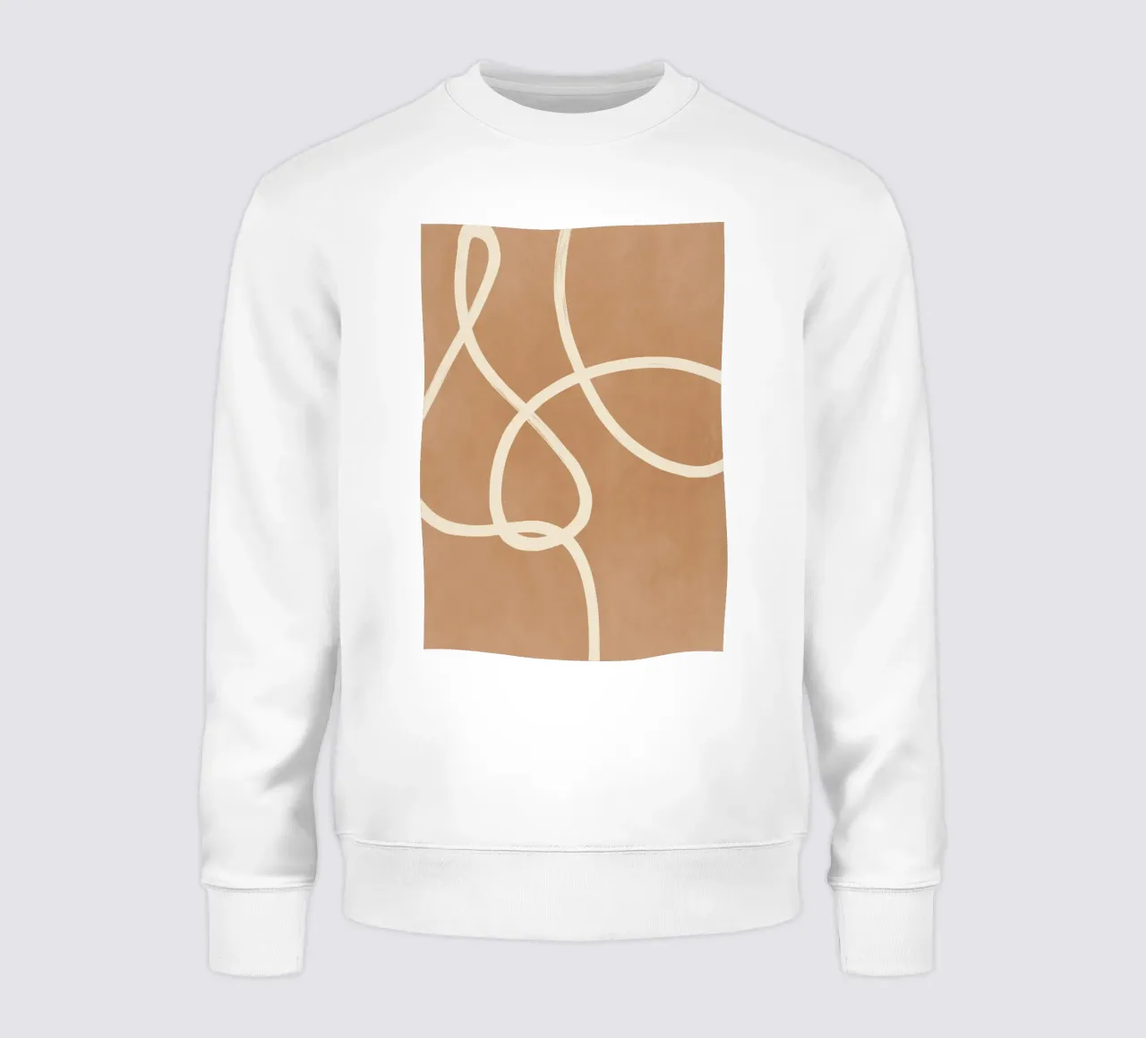 Abstracte lijn 40 sweatshirt van LeaDArt