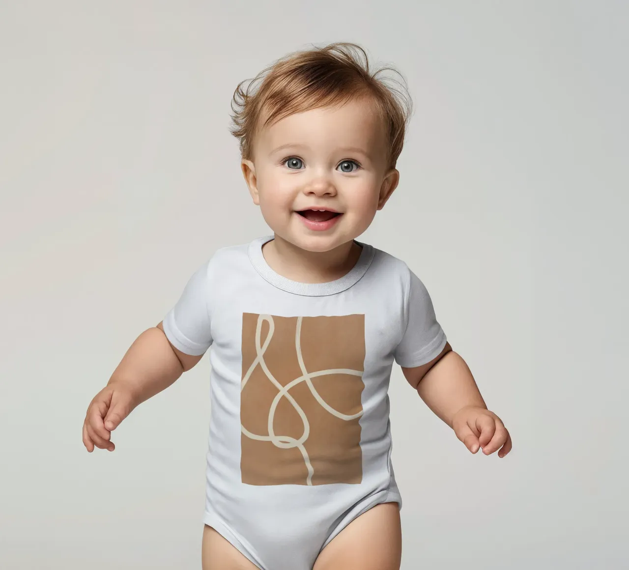 Linea astratta 40 body neonato maniche corte da LeaDArt