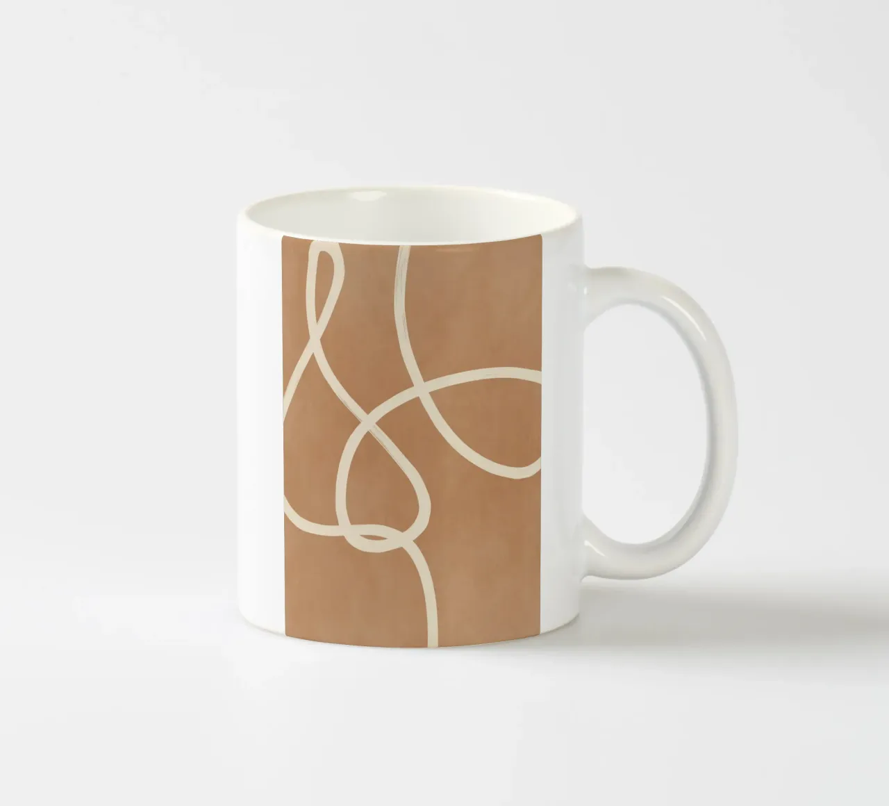 Linea astratta 40 tazza in ceramica da LeaDArt