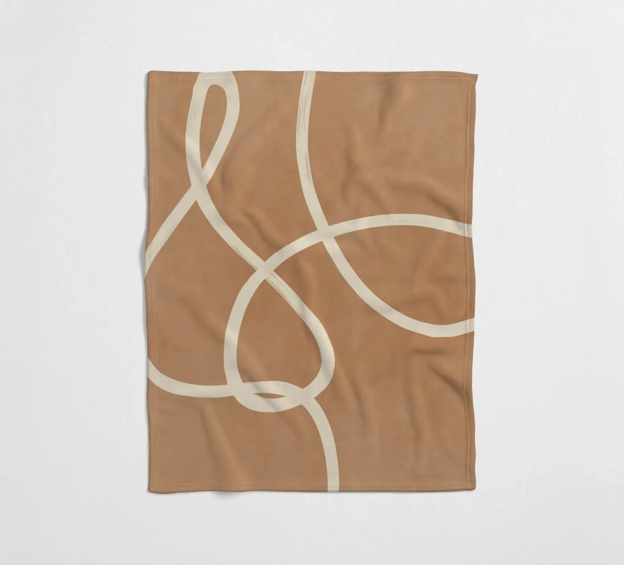 Linea astratta 40 coperta in pile da LeaDArt