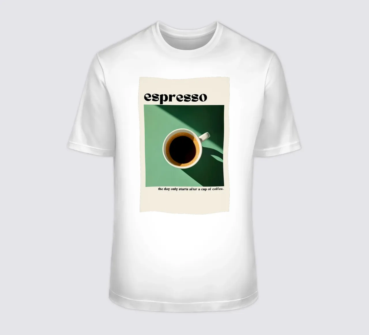 espresso t-shirt da NORDLICHT DESIGNS