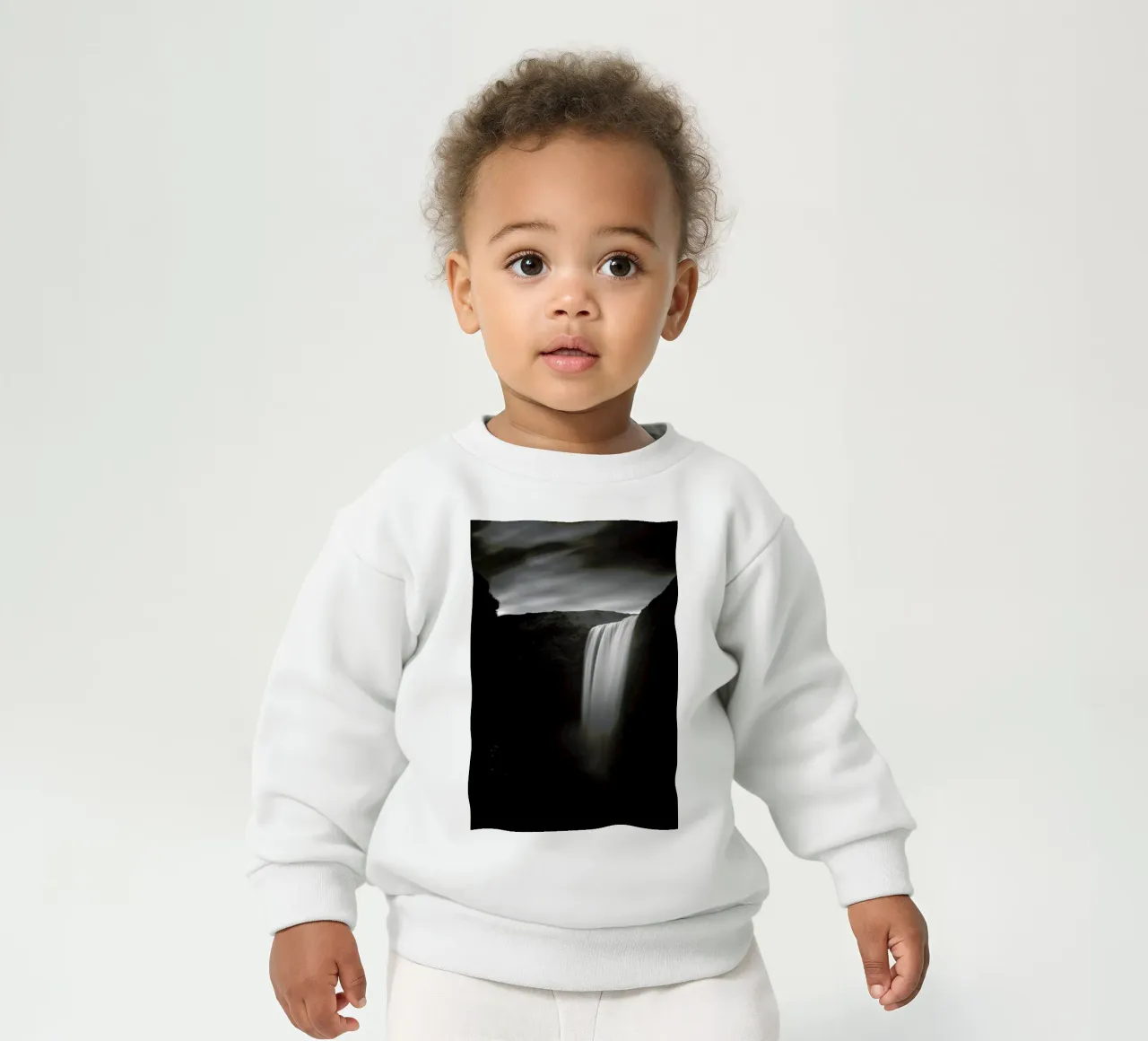 Skogafoss Study 1 felpa neonato da Michael J. Reibert