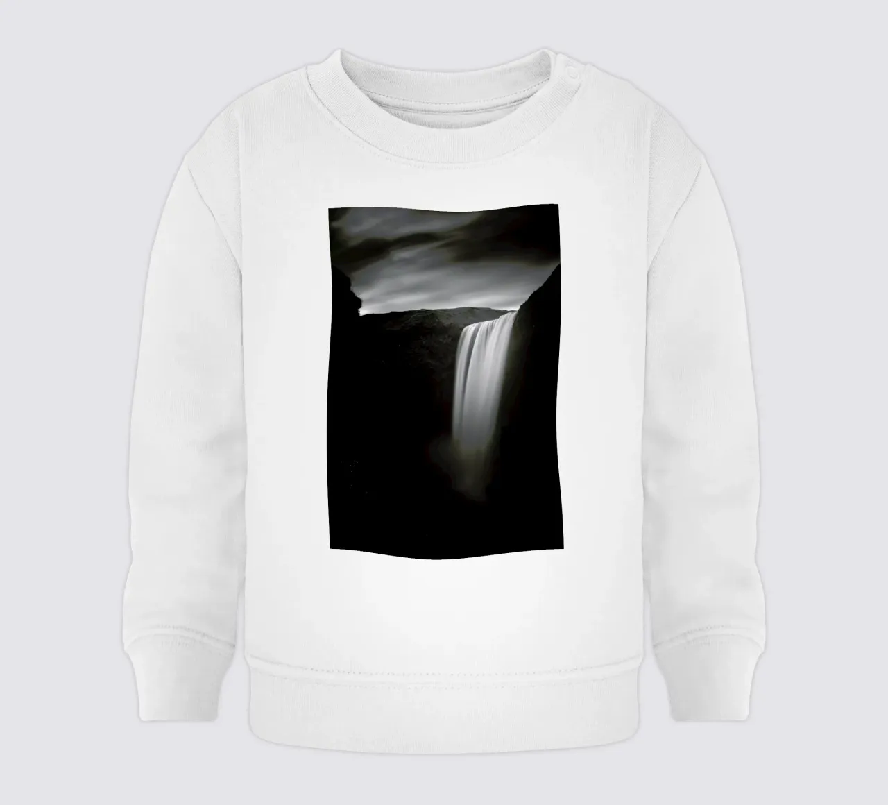 Skogafoss Study 1 felpa neonato da Michael J. Reibert