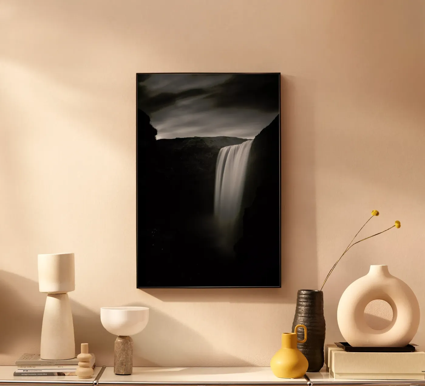 Skogafoss Study 1 acryl van Michael J. Reibert